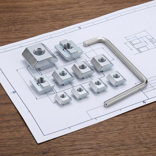 30 Pack T Nuts M4 for 4040 Aluminum Extrusion Profile 40Series M4