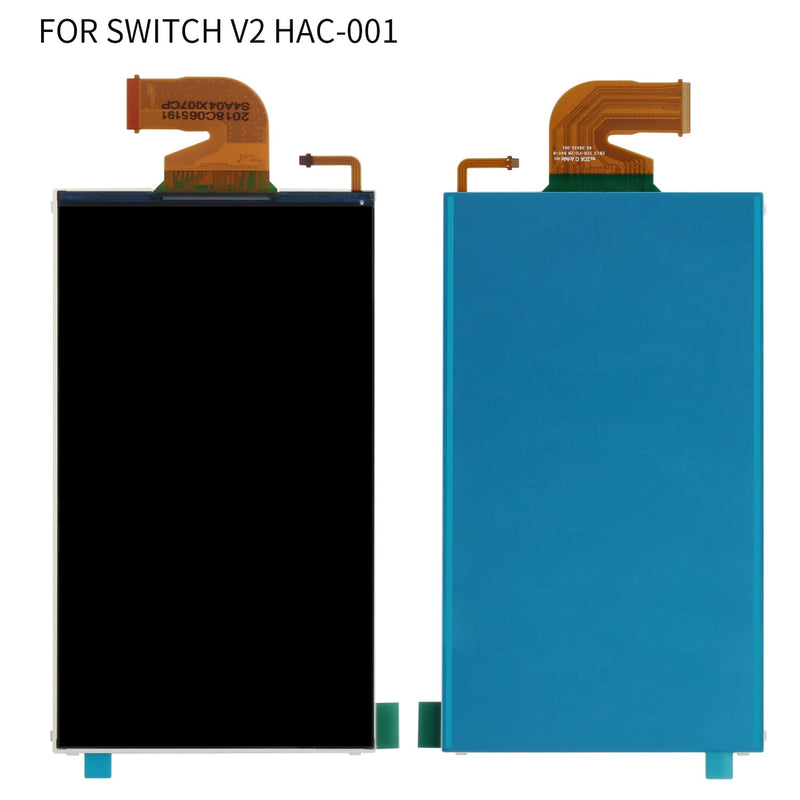 for Nintendo Switch HAC-001 V2 Screen Replacement, Replacement LCD Display Panel with Repair Kit & Tempered Glass, Fix Cracked Broken Screen and Dead Pixels, Easy DIY Repair Replacement Part