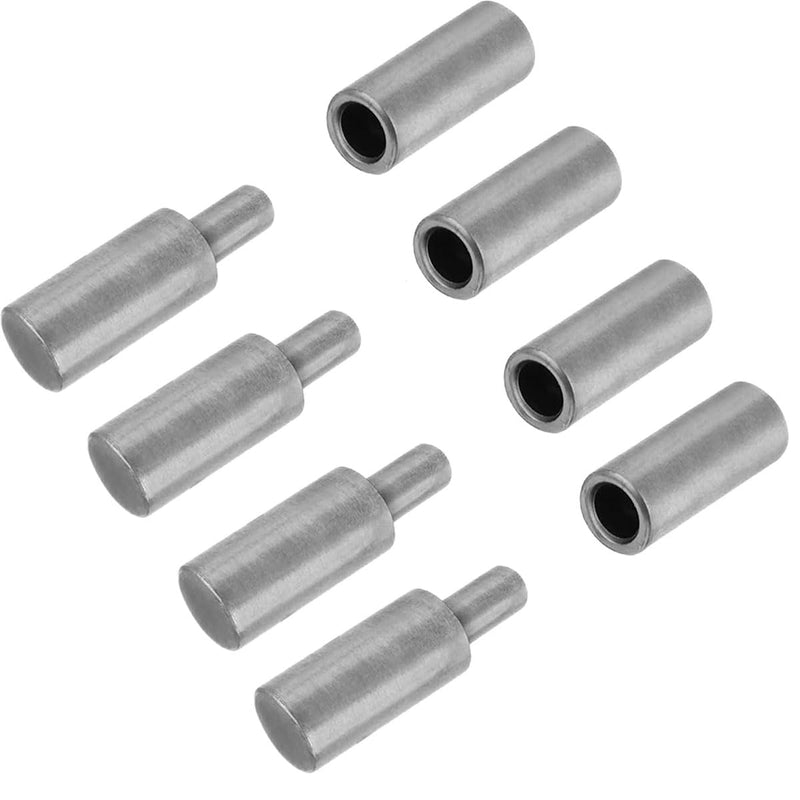 20 PCS Weldable Barrel Hinges 2-3/8" x 1/2" Heavy Duty Steel Weld On Bullet Door Hinge Detachable Hinges for Trailer Ramp Gate Swing Door (20 PCS) 20 PCS