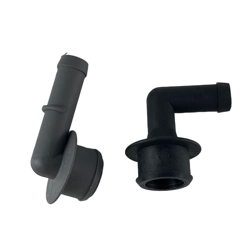 53013360AA PCV CCV VENT VALVE ELBOW & GROMMET SET PCV CCV 2x Vent Valve Elbows and 2x Grommets compatible for Jeep Grand Cherokee 4.0L 2000 2001 2002 2003 2004
