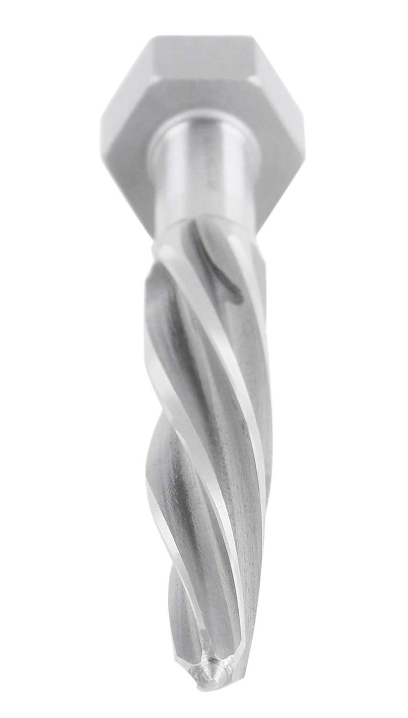 Accusize Industrial Tools H.S.S. Aligning Reamer - 11/16'' Diameter, 4-1/2'' Flute Length, 6-1/2'' OAL, Hex Shank, Spiral Flute, 0523-6025 | HSS Aligning Reamer, 11/16" Dia, 4-1/2" Flute, 6-1/2" OAL, Hex Shank, Spiral Flute 11/16 inch