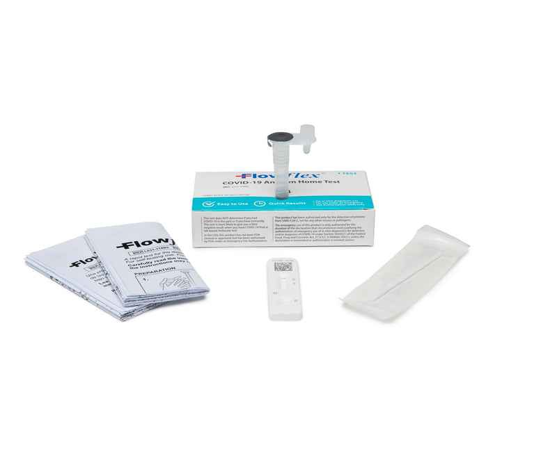 COVID Home Test Kit by Flowflex, Rapid Results in 15 Minutes, Trusted OTC COVID-19 Antigen Testing Kit, FSA and HSA Eligible, Easy to Use & No Discomfort, 1 Pack 1 Test 1 Pack, 1 Test