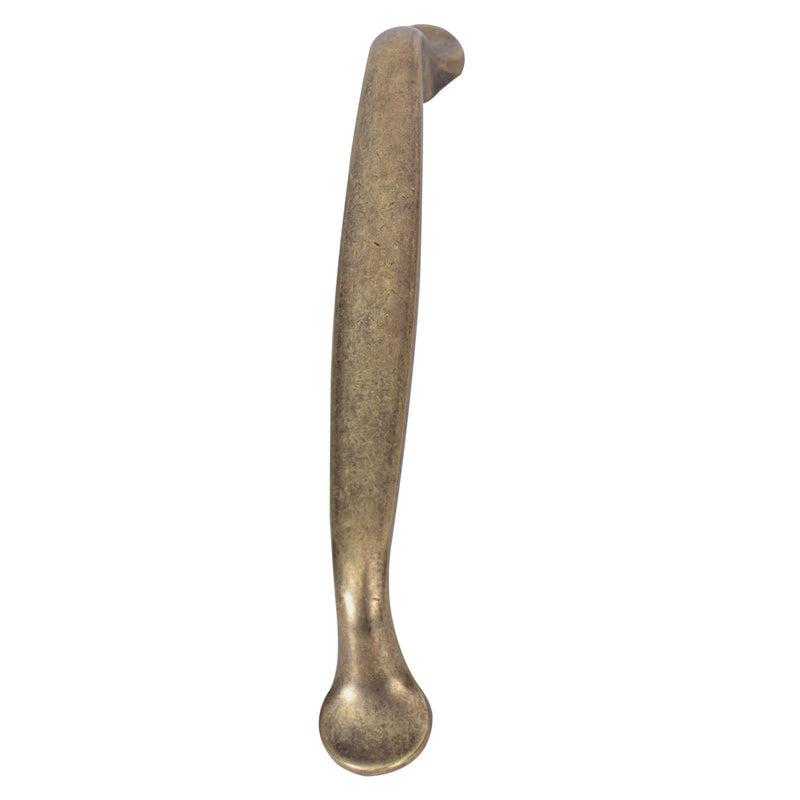 khtumeware Antique Brass Cabinet Pulls,10 Pack 5 inch Kitchen Cabinet pulls Vintage Cabinet Handles. 5" Hole Center 10 Pack