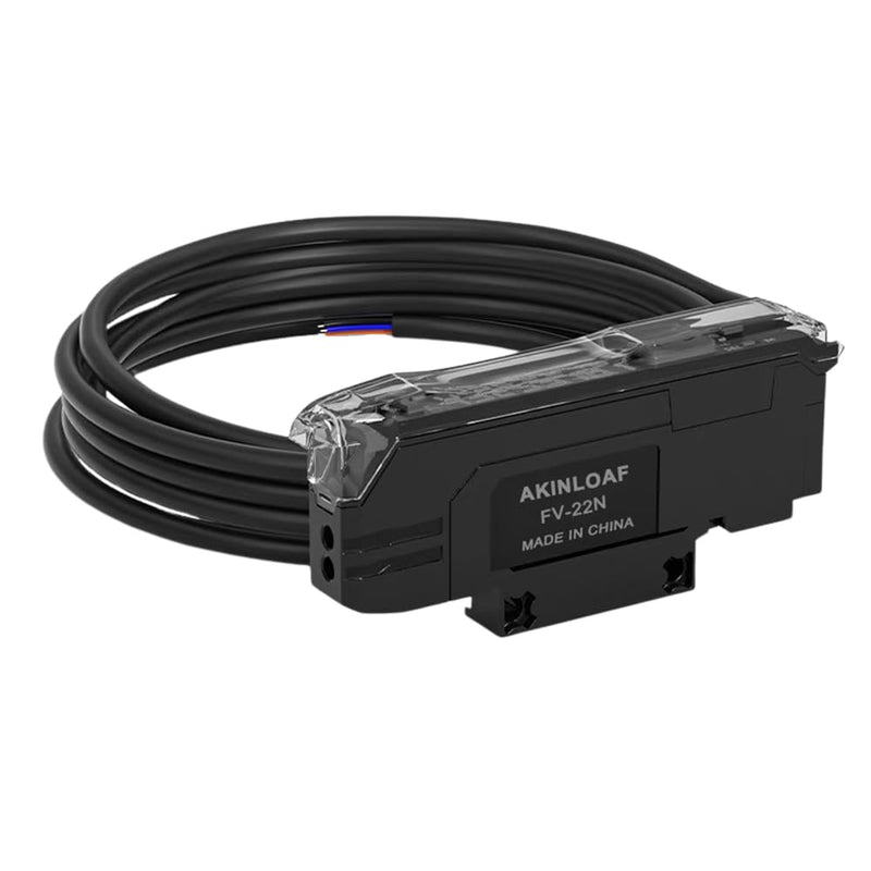 FV-22N Fiber Optic Amplifier, Fiber Optic Sensor Proximity Switch; Long Distance Optical Communication Diffusion Induction Photoelectric sensors; Comes with Instruction Manual Regular FV-22N 1