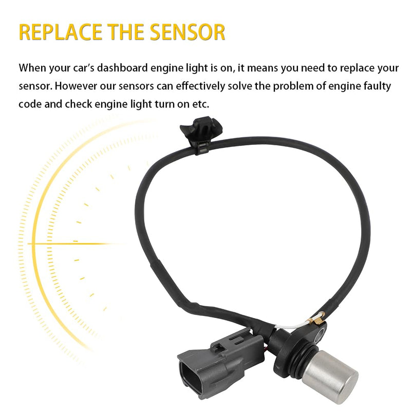 OCPTY Engine Crankshaft Position Sensor Compatible for Toyota Corolla 1998-2005 Matrix 2003-2005 Celica 2000-2004 MR2 Spyder & for Chevrolet Prizm & for Pontiac Vibe 1.8L, Replace# 9008019013 1pc PC286
