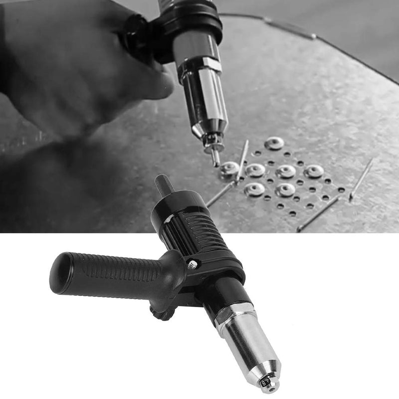 Electric Rivet Gun Adapter, Electric Rivet Gun Reconnector, Electric Handle Tool Alloy Steel Rivet Gun Adapter Mechanical Manufacture for Electrical Drill