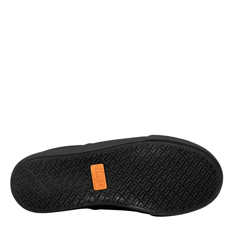Lugz Women's Clipper Slip-Resistant Slip-on Work Sneaker 8 Black