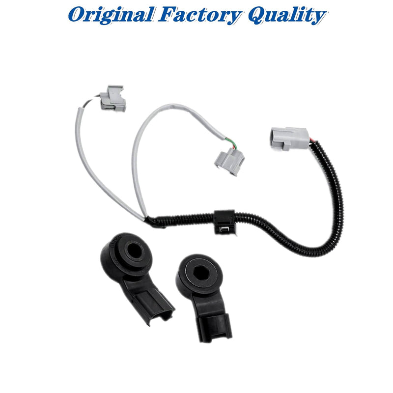 2pcs Knock Sensor with Harness Compatible with Toyota Camry Highlander Sienna ES330,Replace 8221948010 8221908010 82219-08010 82219-48010 8615-20090