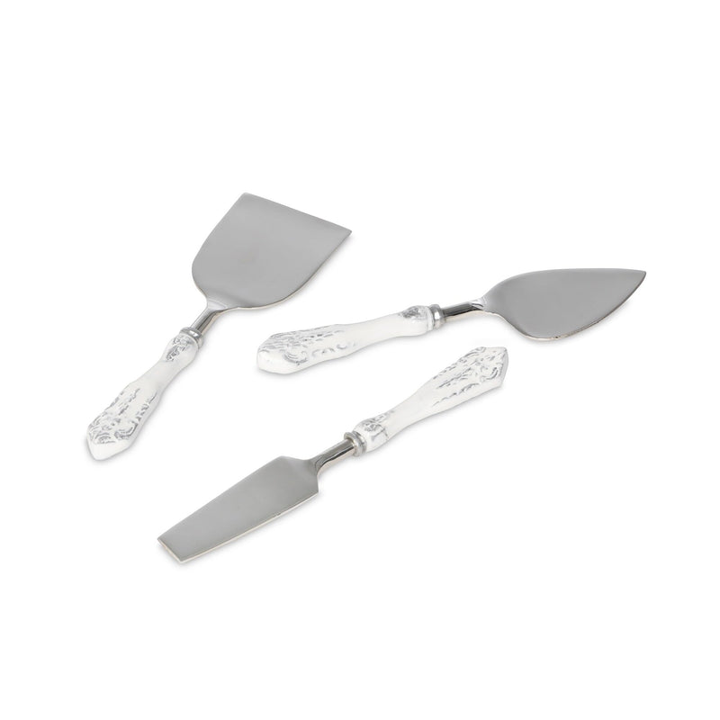 Park Hill Collection Embossed Enamel Cheese Serving Set