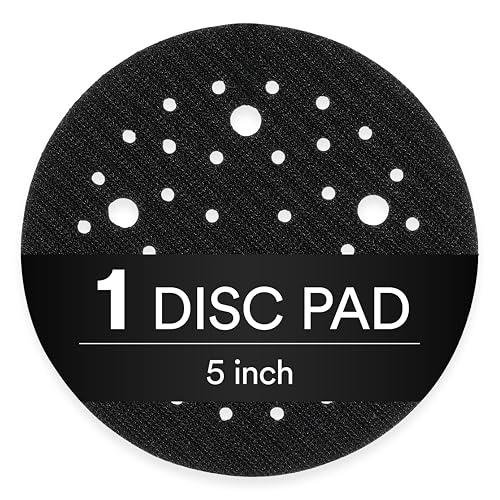 3M Xtract Back-up Pad, 89052, 5 in, Extra Hard, Black