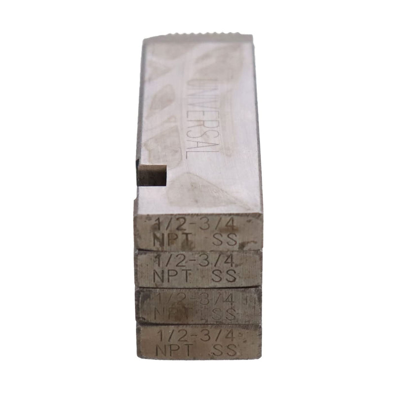 Steel Dragon Tools 47745 1/2in.-3/4in. Alloy RH NPT Universal Pipe Dies fits RIDGID 811A & 815A