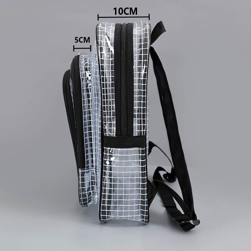 Unisex Anti-static Clear Backpack Travel Shoulder Bags PVC Rucksack Too Cleanroom Tool Bag Clear