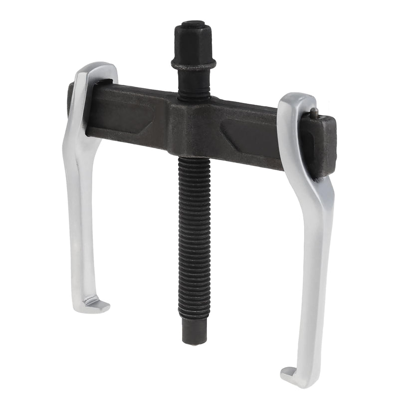 4 Inch CR-V 2-Jaw Gear Puller, Adjustable Bearing Puller Gears, Reversible Removal Tool for External Internal Pulling, Single Hook Two Claws Puller Tool Separate Lifting Device