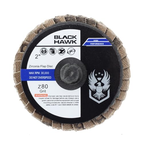 BHA 2" Zirconia Quick Change Mini Flap Discs, 80 Grit - 10 Pack 80.0