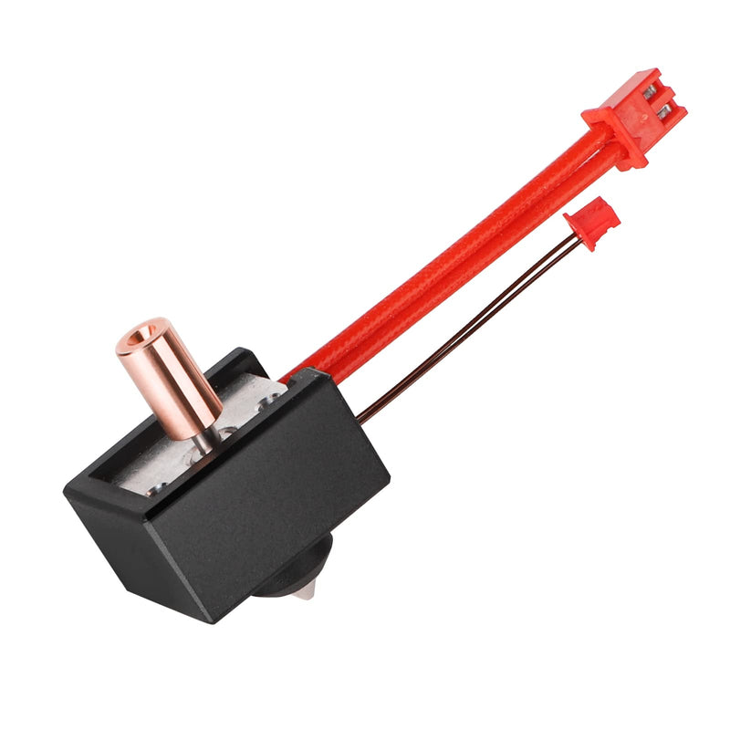 Creality Official Sprite Extruder Upgrade Heater Block Kit High Temperature Pro 300℃ Titanium Heatbreak Plated Copper Nozzle Compatible with Creality Ender 3 S1/Ender3 S1 Pro/CR10 Smart Pro C-High Temperature PRO