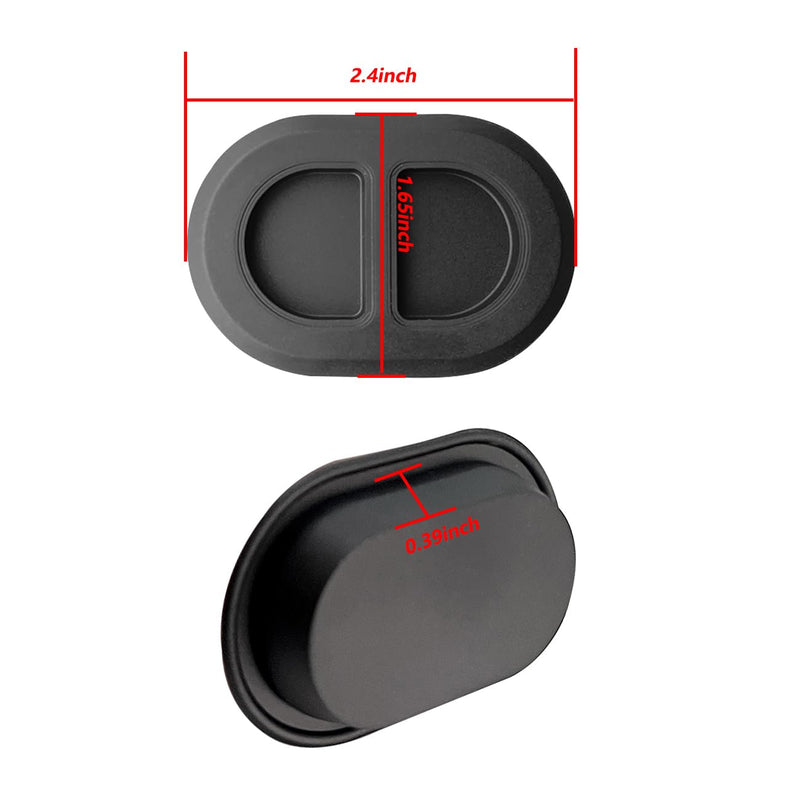Floor Pan Drain Plug for Jeep Wrangler JK JL 2014-2025 and Gladiator JT 2020-2025,Floor Pan Body Plug for Jeep,4Pcs Black-4pcs