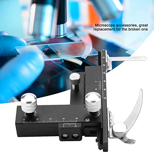Microscope Accessories Movable Caliper Ruler Mechanical Stage X-Y Moveable Stage with Scale