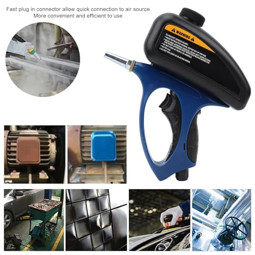 Sand Blasting Gun with Fast Plug-in ConnectorSoda Blaster for Manual Automatic Surface Cleaning, Furniture Refinishing, and Rust Removal (90 PSI, 500ml Capacity)