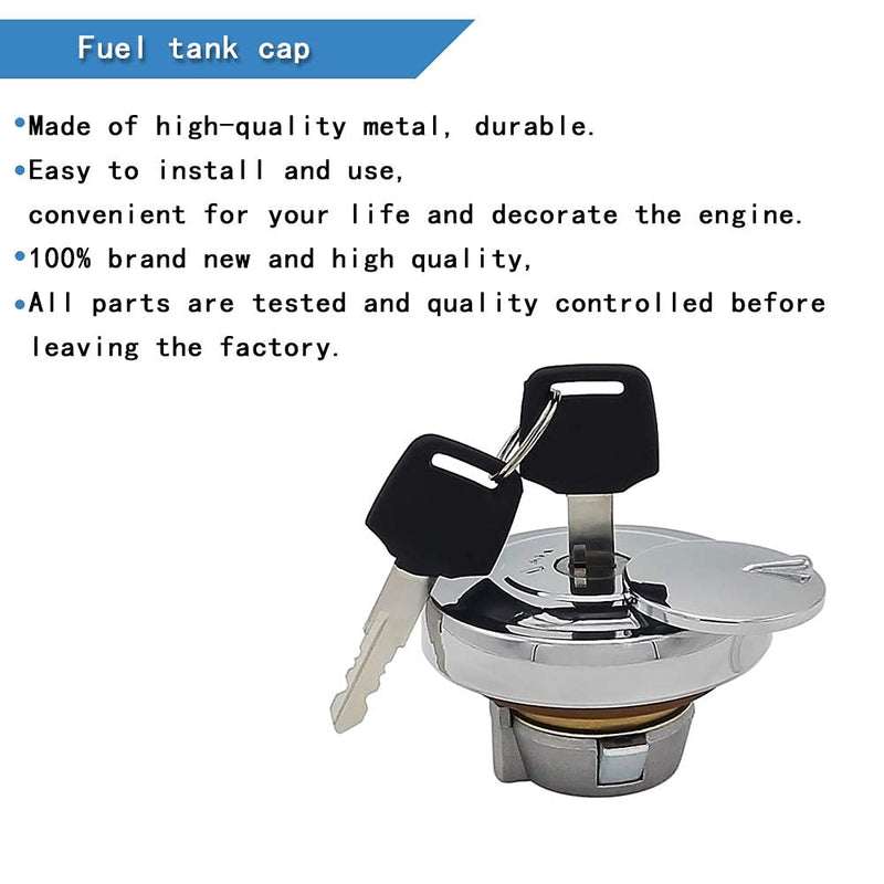 Gas Locking Cap Fuel Gas Tank Locking Cap Lid Cover Keys OEM:51049-5004 for Yamaha/fo Kawasaki