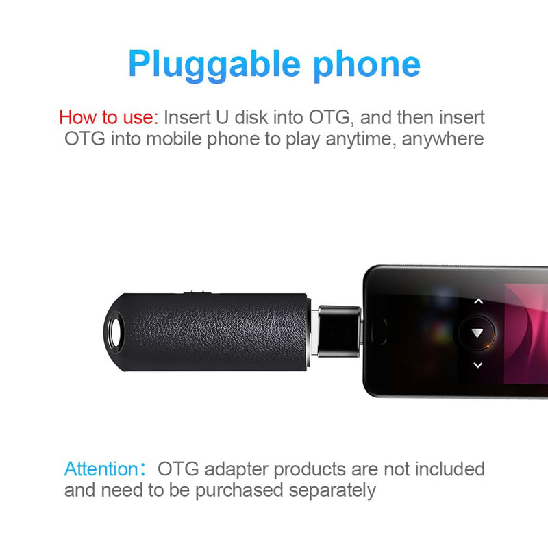 USB Voice Recorder, 96H Long Time Digital Audio Recorder, Portable USB Flash Drive & MP3 Player Audio Device for Meeting, Interview, Lecture