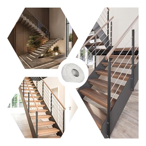 10Pcs 1/4" 30 Degree Angle Beveled Washers, 316 Stainless Steel, for 1/8"-3/16" Cable Railing Stair Ends, Marine Grade, Fits Wood & Metal Posts, DIY Deck & Balustrade ID1/4inch