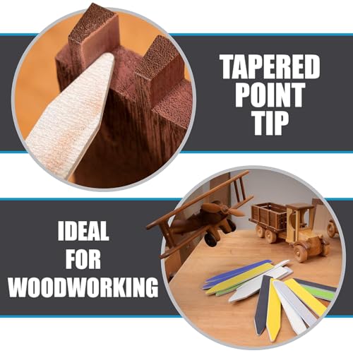 Keystone Sanding Twigs or Sticks Ideal for Woodworking Hobby Arts Crafts Models Mixed Grits and Lengths Cushioned Abrasive (121 Piece Detail Sanding Kit) 121 Piece Detail Sanding Kit