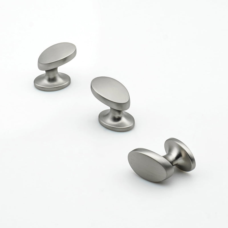 10 Pack Cabinet Knobs Brushed Nickel Solid Zinc Alloy Drawers Dresser Knobs Modern Kitchen Cupboard Bathroom Furniture Hardware Knob 10pack - Brushed Nickel