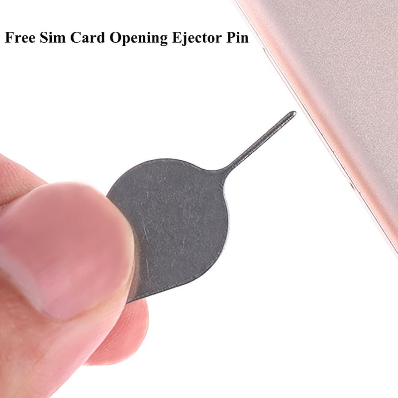 Galaxy S24 Ultra SIM Card Tray Dual Replacement S24 Ultra Sim Card Slot Holder for Samsung Galaxy S24 Ultra 5G 6.8" S928U1 SM-S928U Sim Card Tray Repair Part with Opening Needle (Titanium Black) Titanium Black