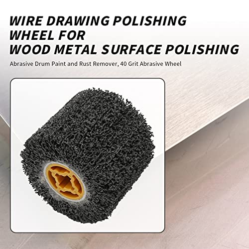 120x100mm Paint and Rust Remover Polishing Burnishing Wheels Surface Conditioning Tool, Paint Stripper Wheel Burnishing Tool for Metal Polishing Rust Remove