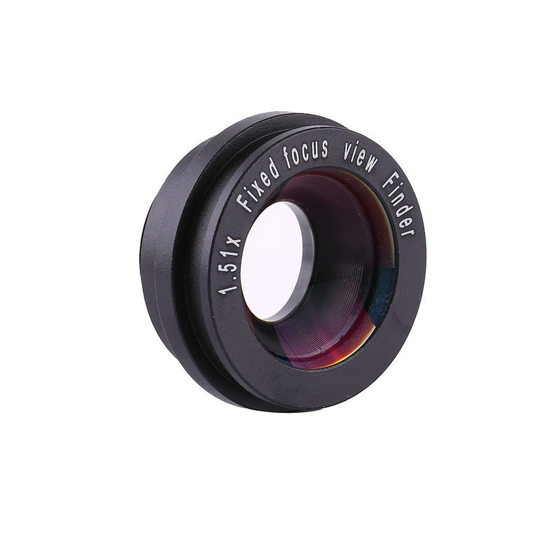 ASHATA 1.51X Camera Viewfinder, DSLR Camera Fixed Focus Eyepiece Magnifier Eyecup with 6 Magnifier Mount Bases, 1.51X Viewfinder Magnifier for DSLR Camera, ASHATAbxqfsm5icn