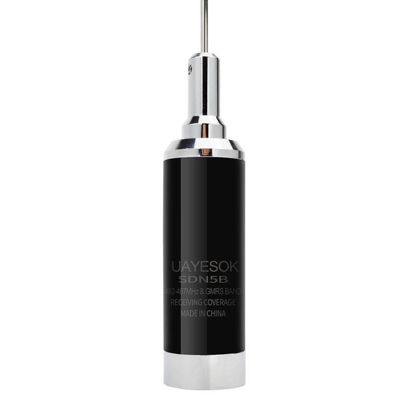 UAYESOK SDN5B 6dBi GMRS Mobile Antenna NMO Mount (462-467 MHZ) for BAOFENG BTECH Midland Retevis QYT GMRS Radios HT Scanner Motorola Repeater