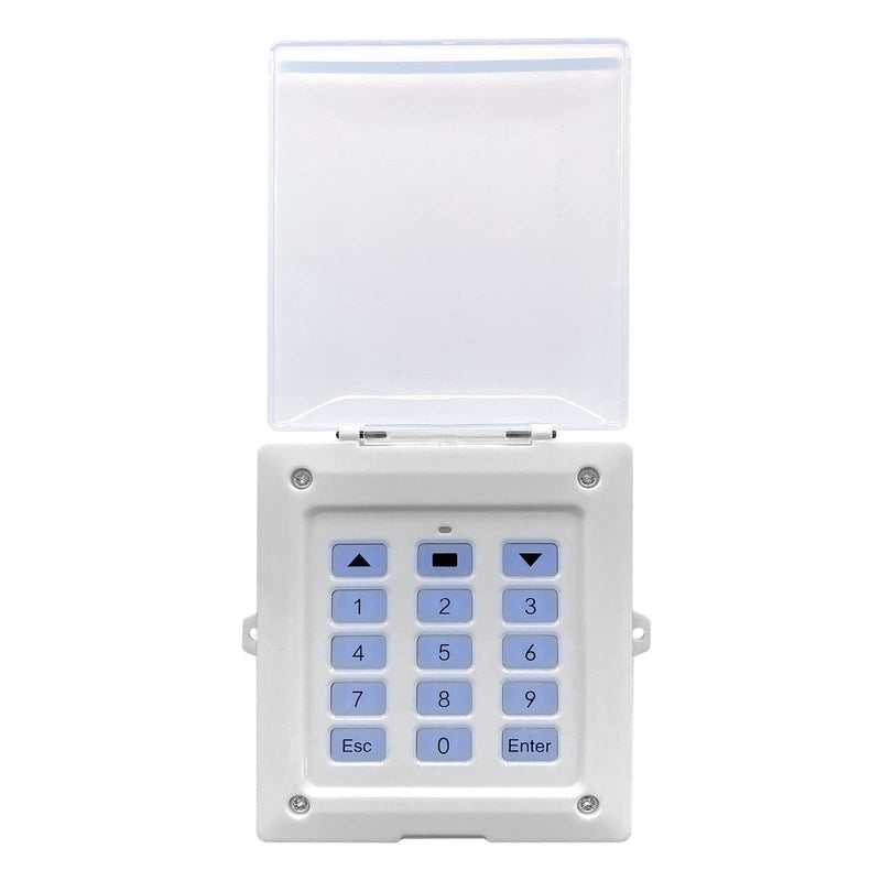 Blütezeit Wireless Keypad Digital Access System, Automatic Security Code Entry, Gate Operator Panel Remote Control for Automatic Sliding Gate Opener Motor Wireless MWK10
