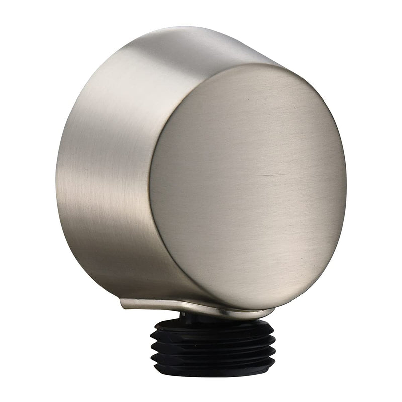 A725BN Round Drop Ell Handheld Shower Wall Connector Replacement Part for Moen ，Brushed Nickel (Pack of 2) 0.5 Inch IPS (Pack of 2)