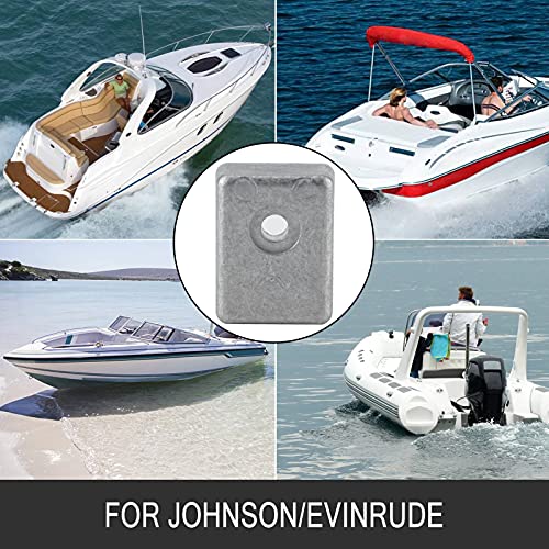 Aramox Outboard Anode, Boat Zinc Anode Fit for Outboard Motor 55320‑95311 55320‑95310 55321‑93J00 55321‑93J01DF25-DF300