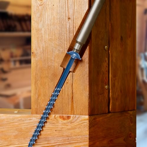 600 PCS #8 x 2-1/2” Pocket Hole Screws Exterior Pocket Screw #8x2-1/2" Blue 600