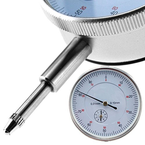 SING F LTD 0.01mm Accurate Clock Dial Test Indicator Outer Measuring Gage Metric 0-10MM
