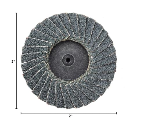 BHA 2" Zirconia Quick Change Mini Flap Discs, 80 Grit - 10 Pack 80.0