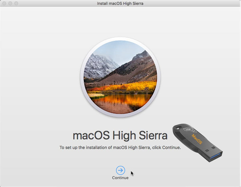 32GB MacOS High Sierra 10.13.6 (Latest Version), Bootable USB Drive 3.0,Full Install Mac OS X