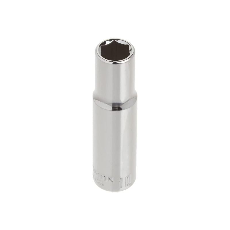 CRAFTSMAN Deep Socket, Metric, 3/8-Inch Drive, 10mm, 6-Point (CMMT44426) 10 MM
