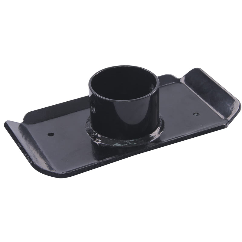 5000lbs Trailer Jack Foot Plate with Pin Base, Black