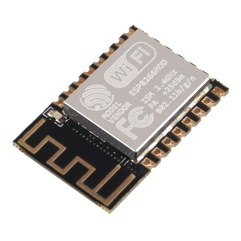 ESP8266 ESP-12F WiFi Serial Module Microcontroller 802.11N Module Wireless Transceiver Remote Port Network Development Board for Arduino NodeMCU MicroPython (ESP-12F)