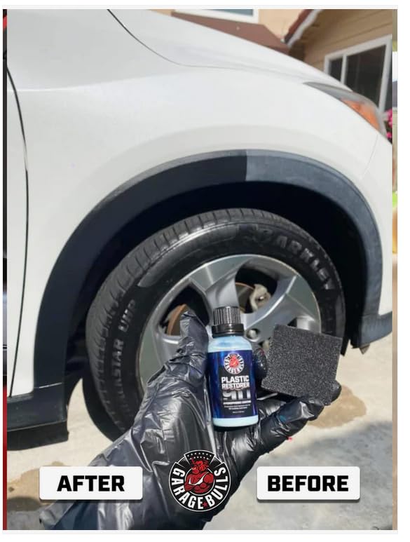 Car Plastic Restorer & Hydrophobic Trim Ceramic Coating Kit Long Lasting Coating Car Accessories 30ml, 1fl oz (2 Pack)
