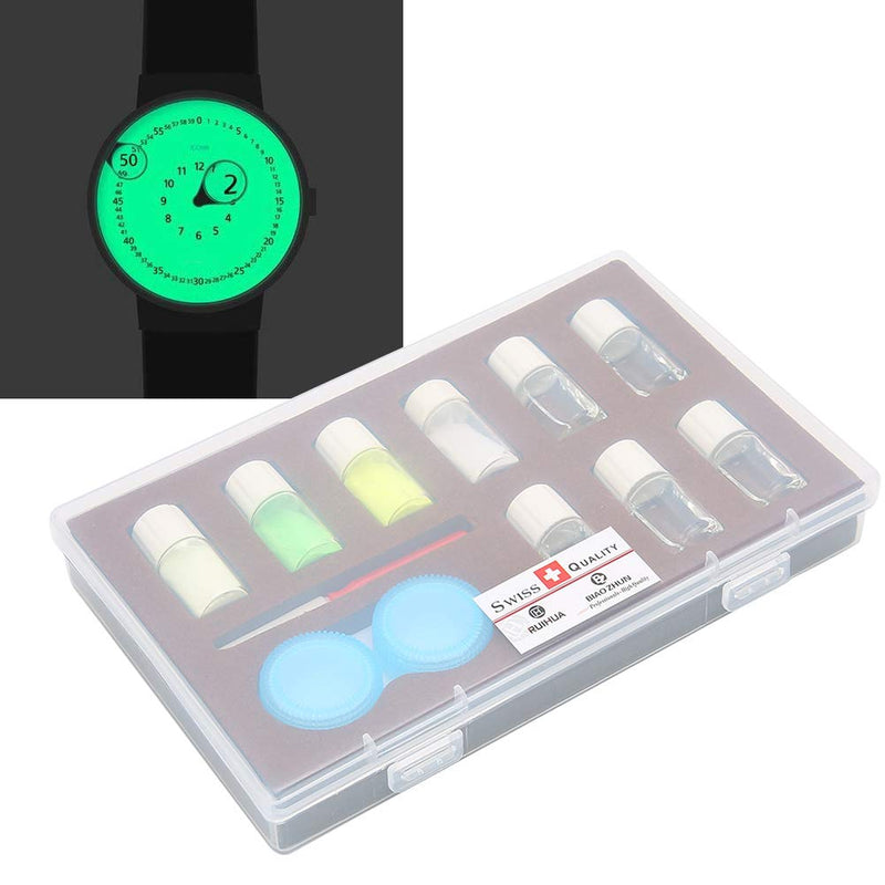 4 Color Professional Watch Luminous Fluorescent Powder Watch Repair Tool Kit Professional Watch Repair Parts Quartz Watch Replacement Parts