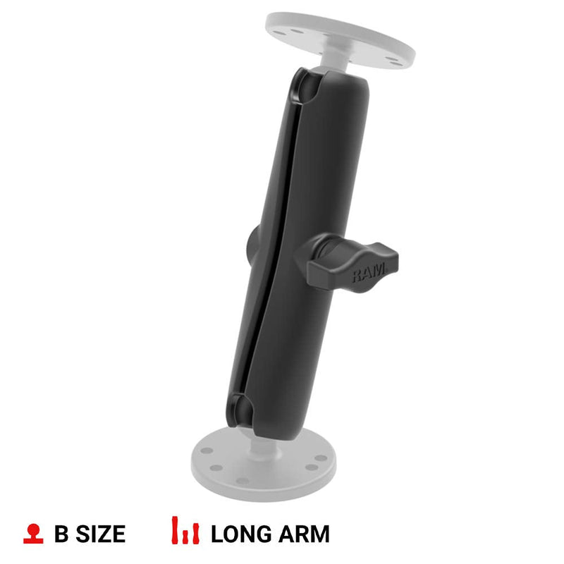 RAM Mounts Double Socket Arm RAM-B-201U-A Short Arm Compatible with RAM B Size 1" Ball Components