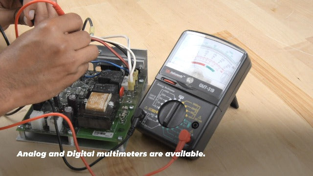 nVent GARDNER BENDER GDT-3190 Digital Multimeter, 4-Function, 16-Range Red with Black Rubber Boot Manual 4 Function / 14 Range