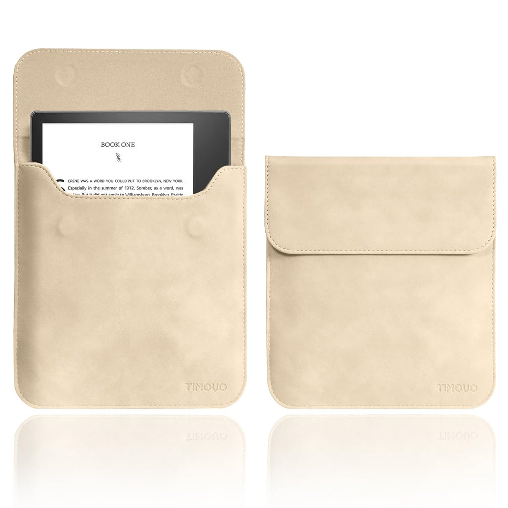 TiMOVO 7 Inch Sleeve for Kindle Oasis, Protective Insert Sleeve Case Cover Bag for Kindle Oasis 10th Generation 2019 / 9th Generation 2017, Apricot