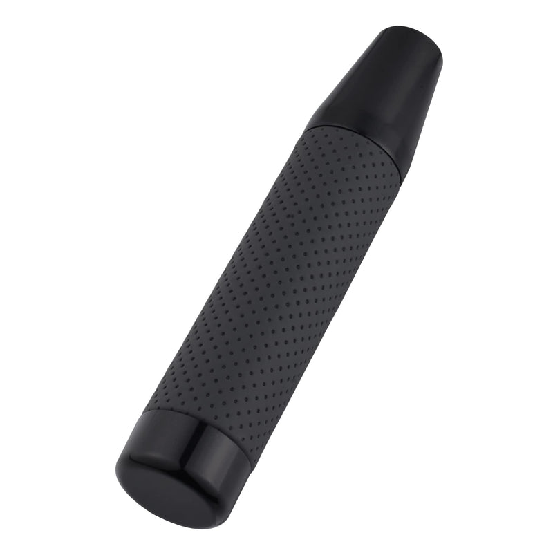 Abfer Weighted Shift Knob Long Stick Gear Shifter Lever Leather Shift Knobs with Adapter for Most Automatic Manual Vehicle Trucks, Black black-1