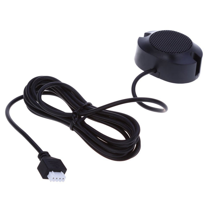 Car Reverse Backup Parking Sensor Radar System, Buzzer Beeps, Detection Distance:30~150CM, Waterproof Sensors (22mm Diameter 2.3M Cable) 4 Packs X60D (White) White