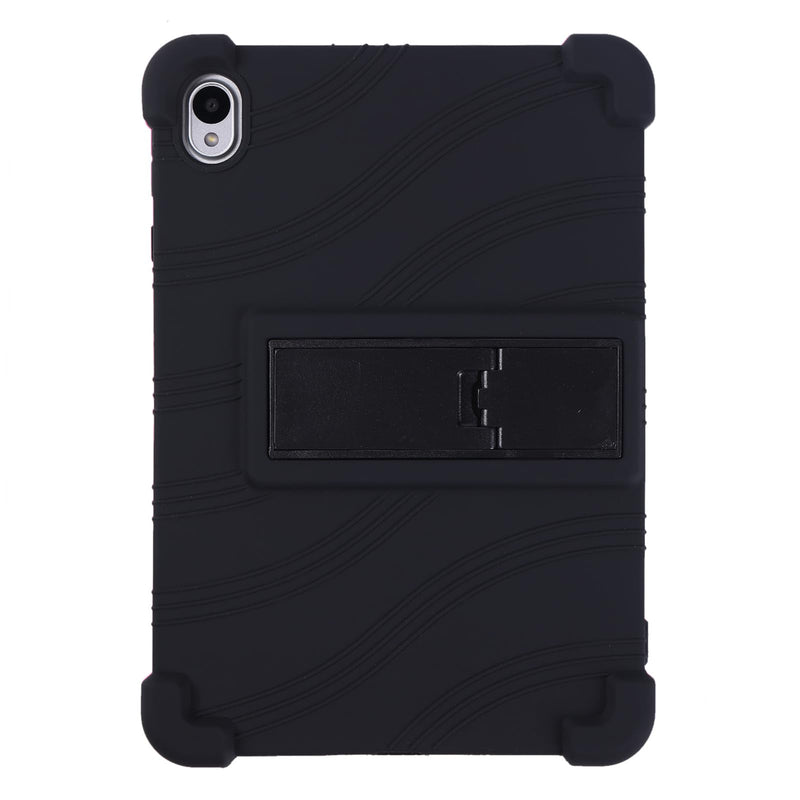 Case for Onn 8.1 inch Tablet 2026 Model (TBSIL36018340), Kids Friendly Soft Silicone Adjustable Stand Cover for Walmart Onn 8.1" Tablet Gen 5 2026 (Black) Black