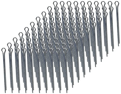 Hillman Cotter Pins, 3/16 x 3in, 100 Pack, Silver Zinc